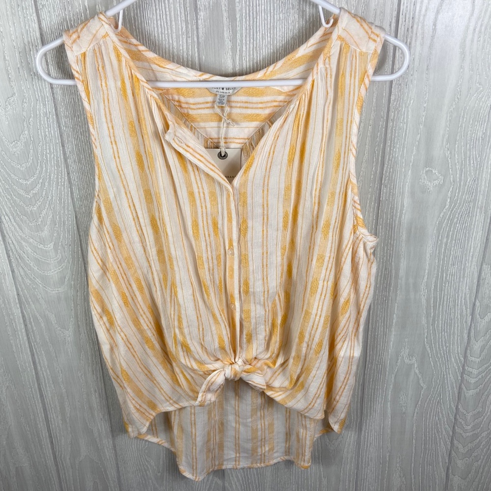 Lucky Brand Front Knot Tank Top Size Small